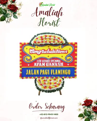 Bunga Papan Congratulation di Jokarto